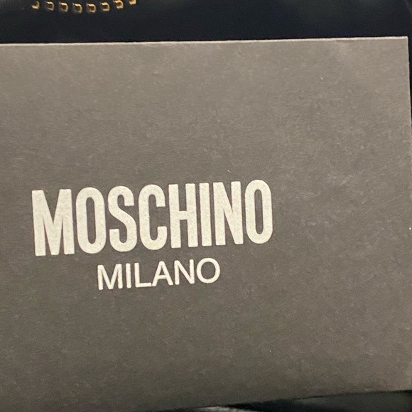 Moschino Black Diamond Quilted logo backpack New!💕 - Picture 11 of 14